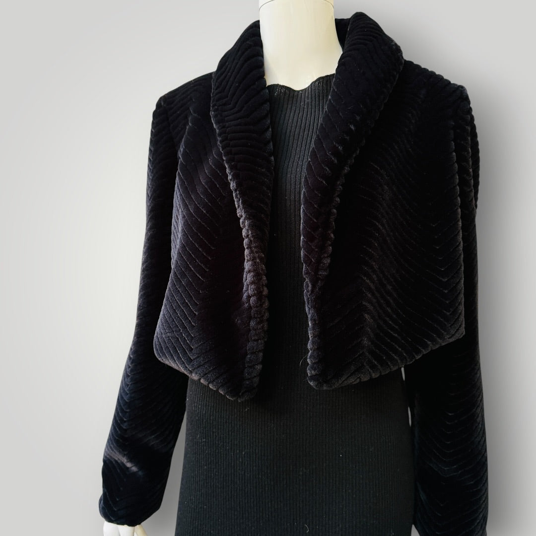 PILGRIM / faux fur jacket / s (3920179629316378558)