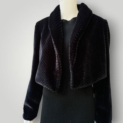 PILGRIM / faux fur jacket / s (3920179629316378558)