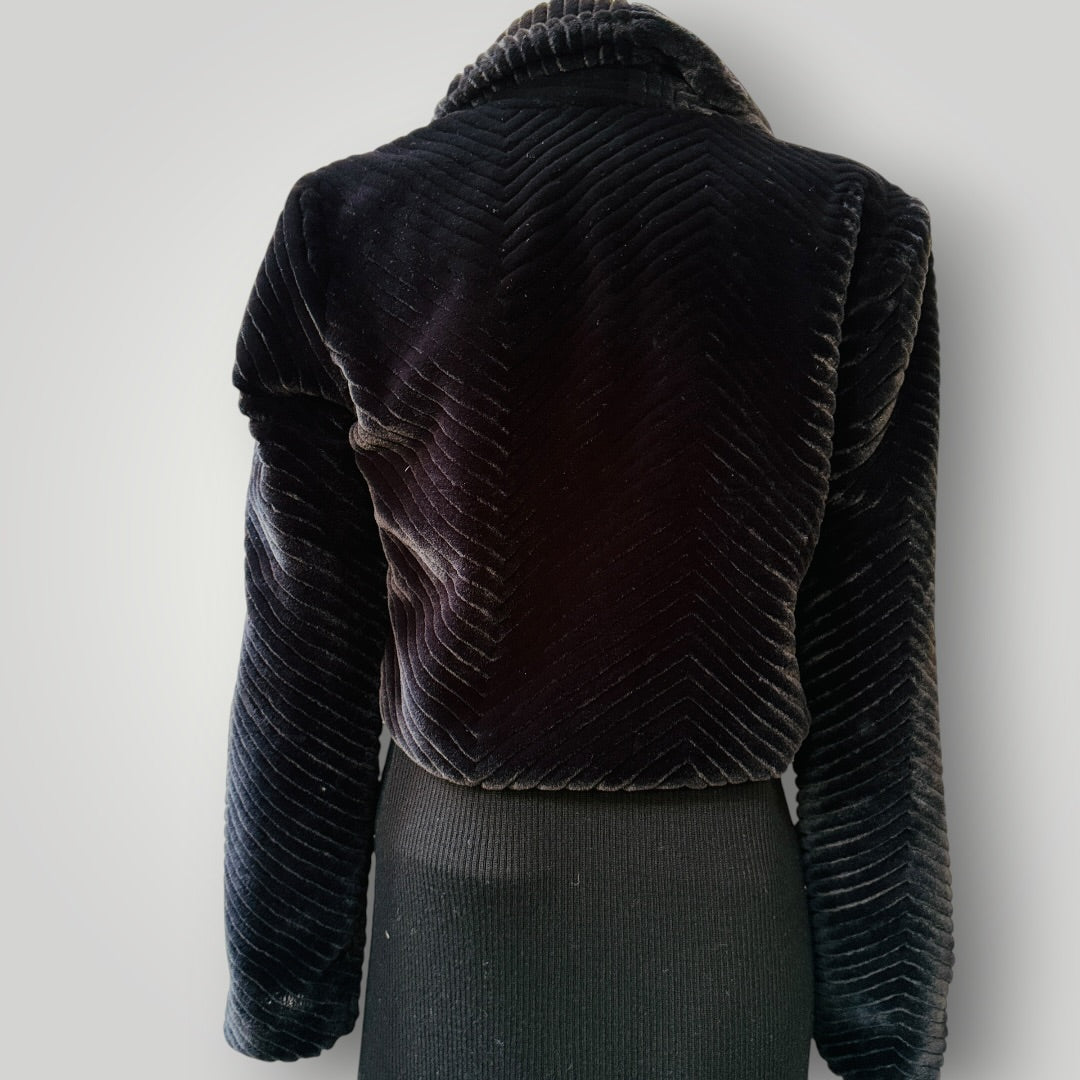 PILGRIM / faux fur jacket / s (3920179630841660169)