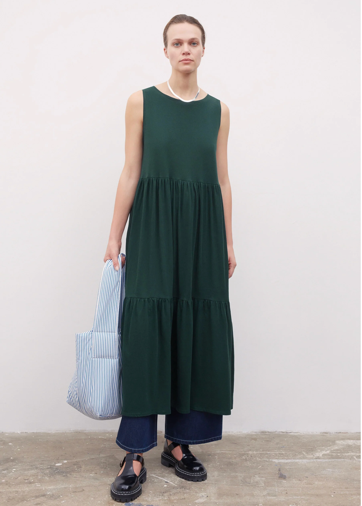 LIAM / merino maxi dress with belt / s (3920269751188025203)