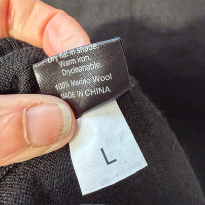 SILVERDALE / merino polo jumper / L (3920354956912587099)