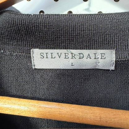 SILVERDALE / merino polo jumper / L (3920354963451702792)