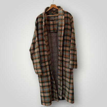 1960s nz vintage / KLIPPER / wool robe / L (3920355097896377178)