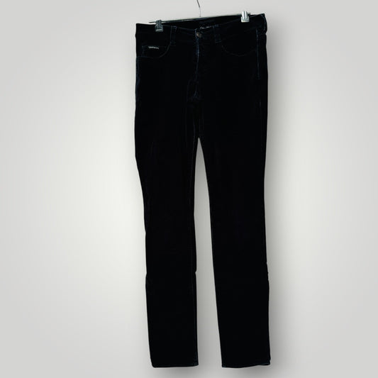 CALVIN KLEIN / black corduroy skinnies / 28 (3920355377305812812)