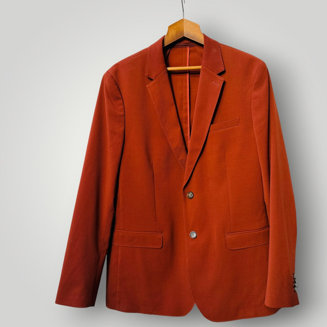 POLITIX / Wool Tailored Jacket + pants / Terracotta / XL/34 (3920355434151453858)