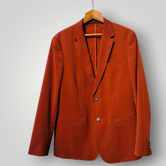 POLITIX / Wool Tailored Jacket + pants / Terracotta / XL/34 (3920355434151453858)
