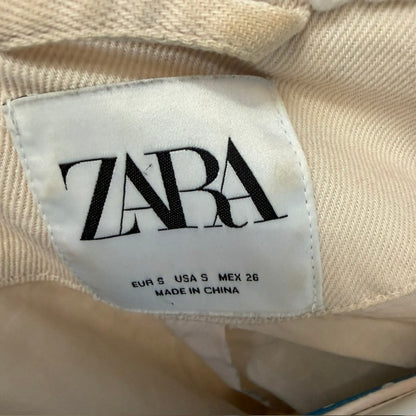 ZARA / faux shearling jacket / s (3920711512125967382)