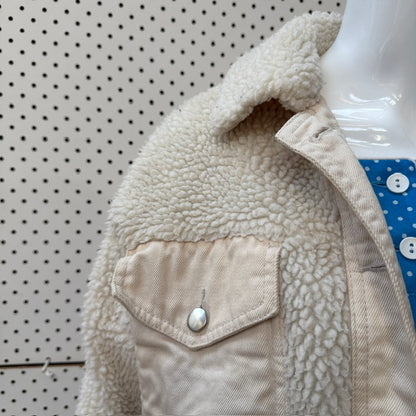 ZARA / faux shearling jacket / s (3920711514892662794)