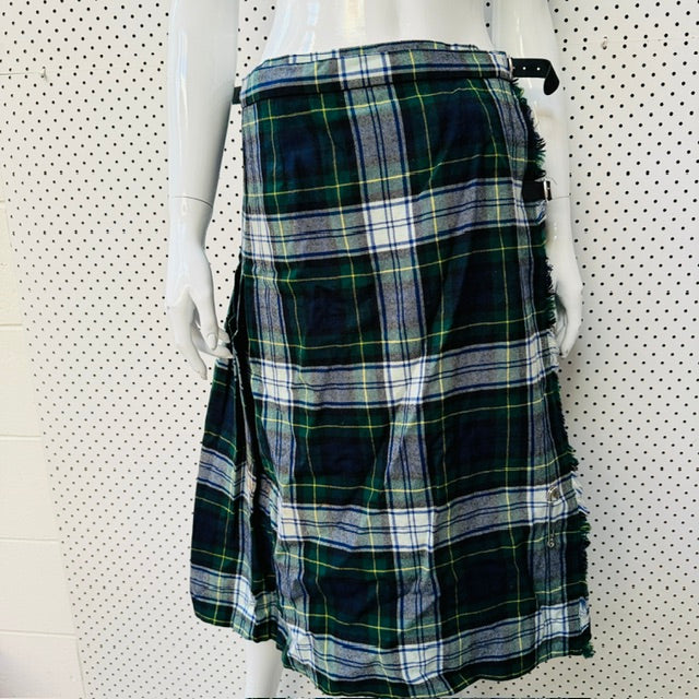 1980s vintage / D. McArthur of Scotland / kilt skirt / 100% pure new wool / 30 (3920711551200415218)