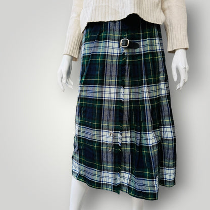 1980s vintage / D. McArthur of Scotland / kilt skirt / 100% pure new wool / 30 (3920711677306524658)