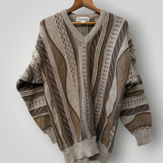 1990s nz vintage / SILVERDALE / wool jumper / XOS (3920711705178179709)