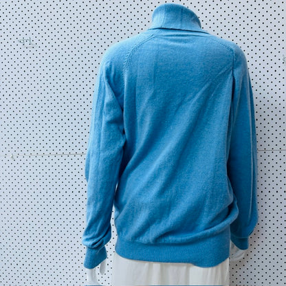 LAING / 'ashwell' roll neck jumper / 100% cashmere / L (3920797539573910645)