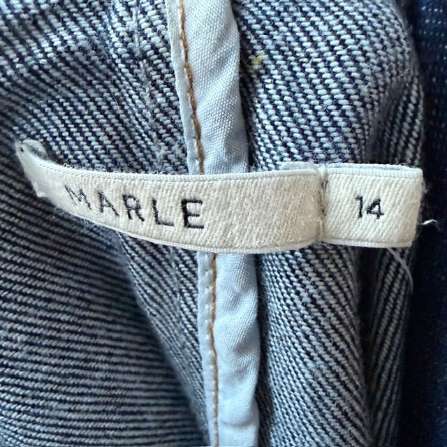 MARLE / 'ludi' jacket in dark blue denim / 14 (3920797589606304092)