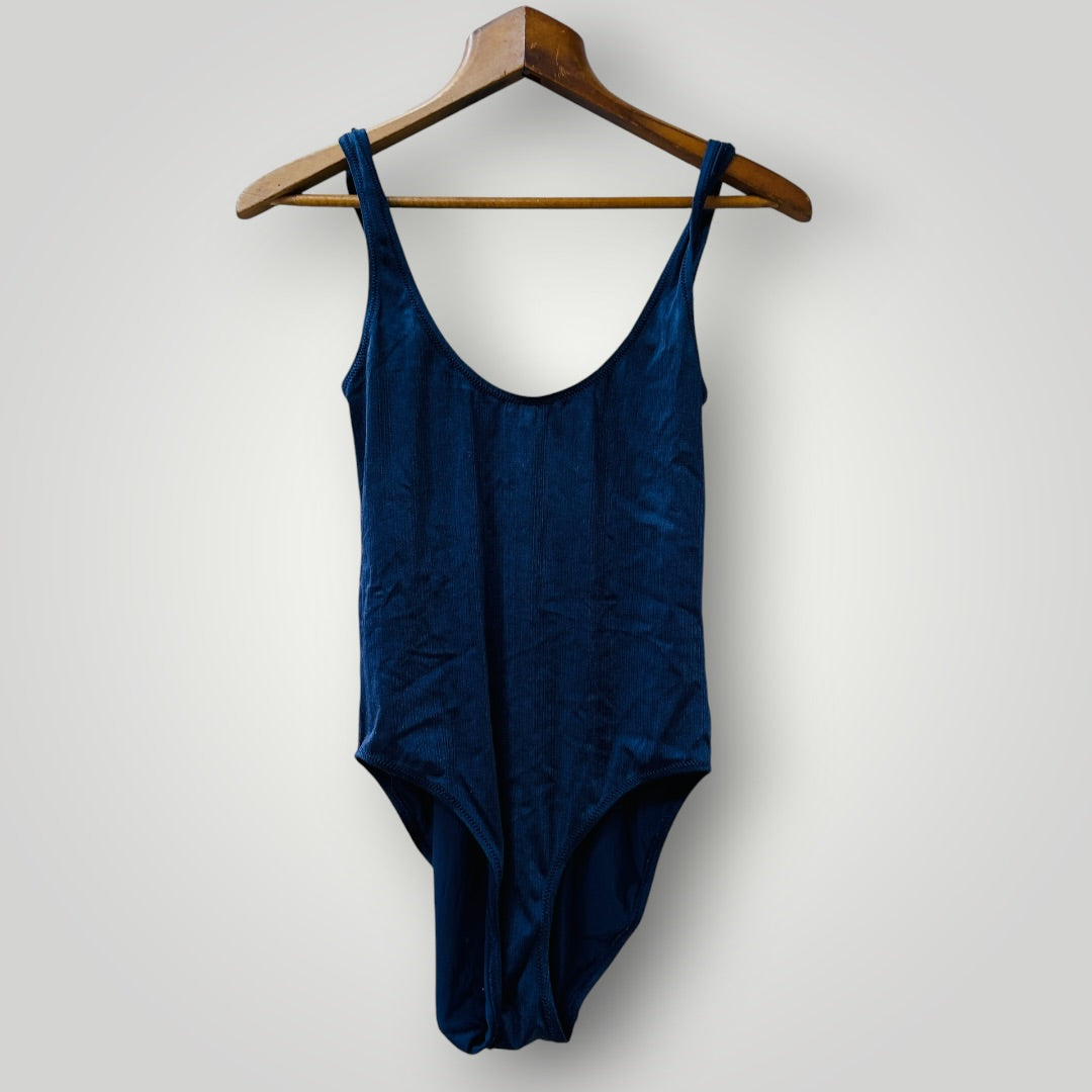 LONELY / minimalist blue swimsuit or bodysuit / s (3920797840421168383)