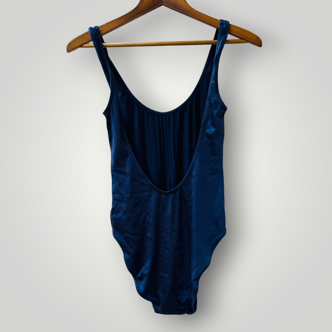 LONELY / minimalist blue swimsuit or bodysuit / s (3920797842350069490)
