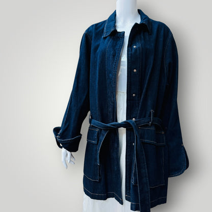 MARLE / 'ludi' jacket in dark blue denim / 14 (3920797861559942848)