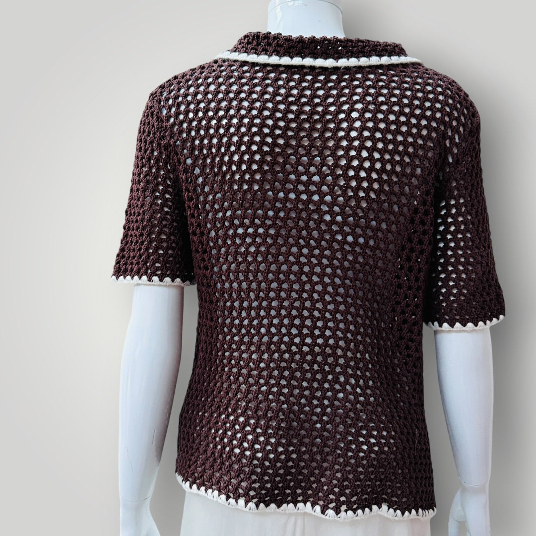 WYNN HAMLYN / crochet shirt / s (3920797869040656983)