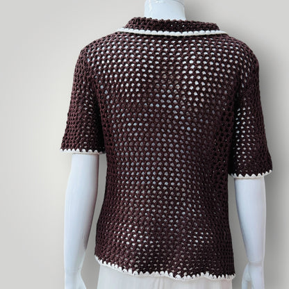 WYNN HAMLYN / crochet shirt / s (3920797869040656983)
