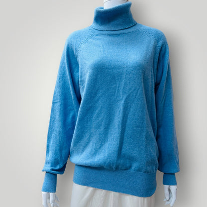 LAING / 'ashwell' roll neck jumper / 100% cashmere / L (3920797879006173337)