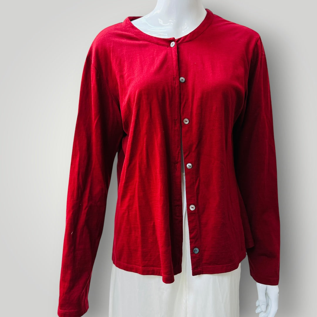 SNOWY PEAK / merino cardigan / 12 / made in nz (3920797884737301193)