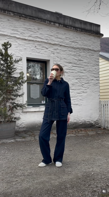 MARLE / 'ludi' jacket in dark blue denim / 14 (3920801264518848374)