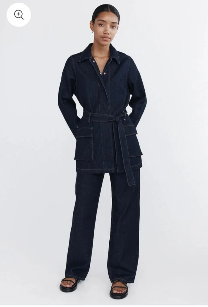 MARLE / 'ludi' jacket in dark blue denim / 14 (3920801267884193099)