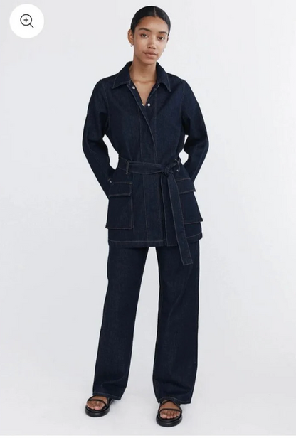 MARLE / 'ludi' jacket in dark blue denim / 14 (3920801267884193099)