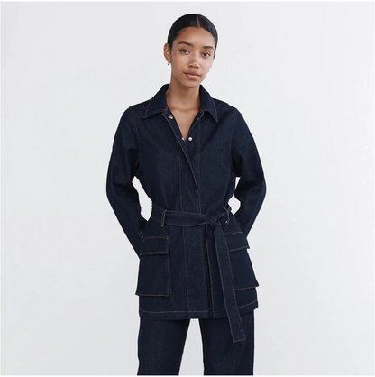 MARLE / 'ludi' jacket in dark blue denim / 14 (3920801268831652791)