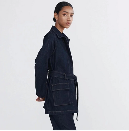MARLE / 'ludi' jacket in dark blue denim / 14 (3920801271664894103)
