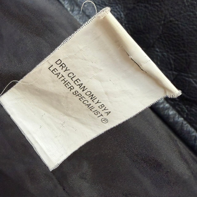 EMERGE / black leather biker jacket / 20 (3920963852757568049)