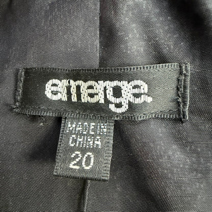 EMERGE / black leather biker jacket / 20 (3920963856165552978)