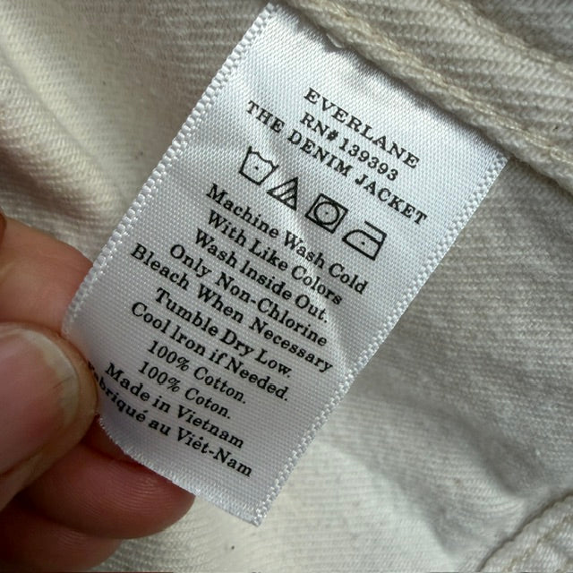 EVERLANE / 'the denim' jacket / bone / s (3920963912174225697)