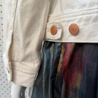 EVERLANE / 'the denim' jacket / bone / s (3920963918085588510)