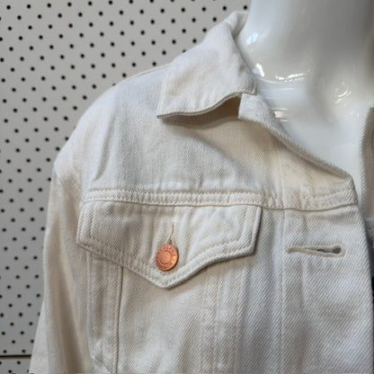 EVERLANE / 'the denim' jacket / bone / s (3920963922733203096)