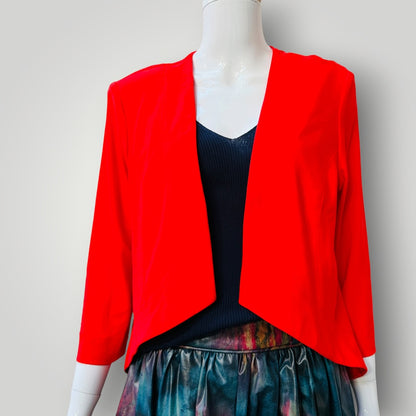 Joseph Ribkoff / Silky Knit Tux Bolero Jacket / 14 (3920964132047642694)
