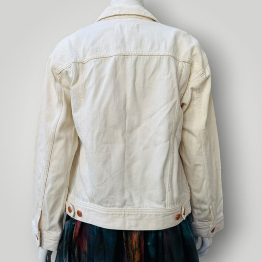 EVERLANE / 'the denim' jacket / bone / s (3920964137239422483)
