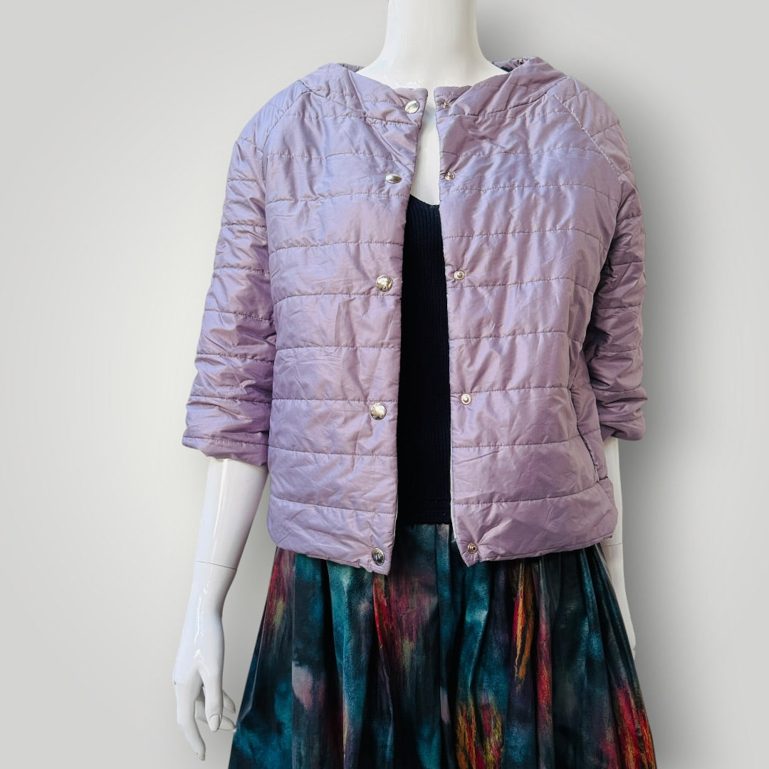 Pronto Moda / lilac puffer / made in italy / m (3920964140692963049)