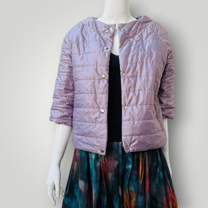 Pronto Moda / lilac puffer / made in italy / m (3920964140692963049)