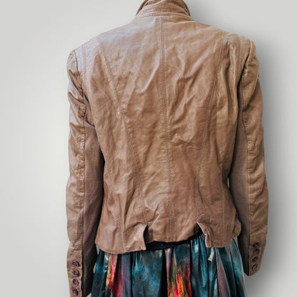 MUUBAA / monus / leather jacket / 12 / brown (3920964166560933744)