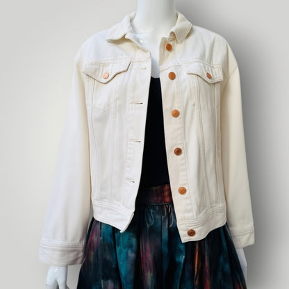 EVERLANE / 'the denim' jacket / bone / s (3920965592988972718)