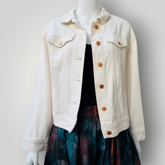 EVERLANE / 'the denim' jacket / bone / s (3920965592988972718)
