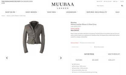 MUUBAA / monus / leather jacket / 12 / brown (3920968116552221973)
