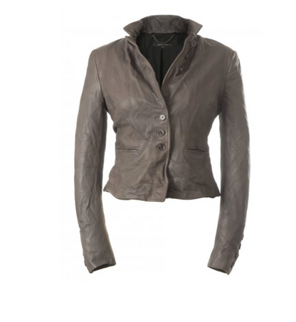 MUUBAA / monus / leather jacket / 12 / brown (3920968121358490545)