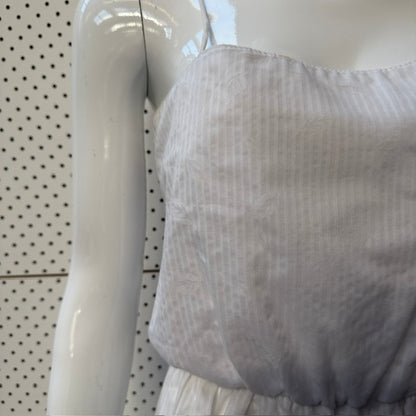 1970s or 1980s NZ vintage / ACCENT / white sundress / s/m (3921321351938750636)