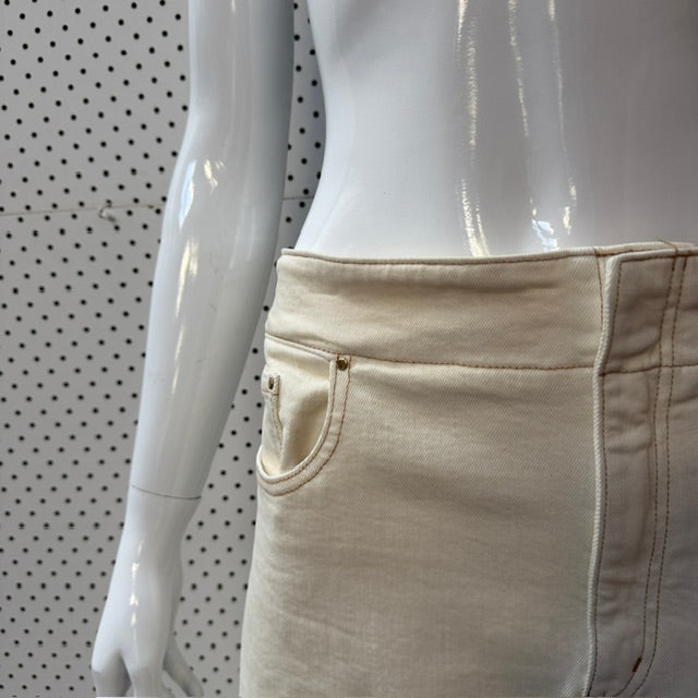 COUNTRY ROAD / a line denim midi skirt / cream / 14 (3921388430048504713)