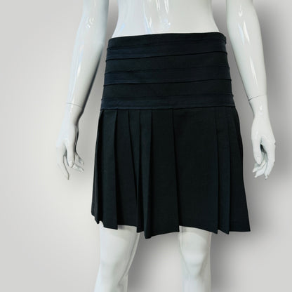 y2k vintage / RICOCHET / pleated mini skirt / s (3921388561618288492)