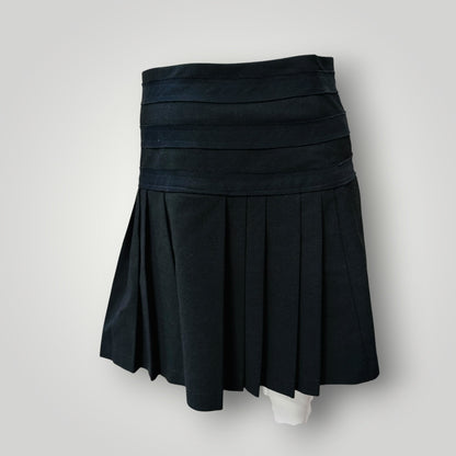 y2k vintage / RICOCHET / pleated mini skirt / s (3921388563615786384)