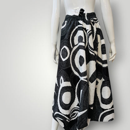 CHOCOLAT / geometric bubble hem skirt  / 18 / made in nz (3921388575905570296)