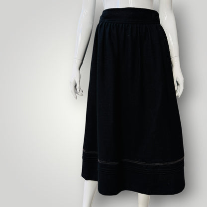 1980s nz vintage / PEPPERTREE / wool skirt / s (3921388581583630320)