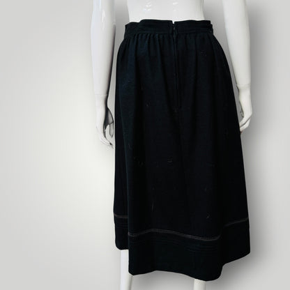 1980s nz vintage / PEPPERTREE / wool skirt / s (3921388583719423223)